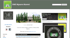Desktop Screenshot of dmsalumnimysore.com
